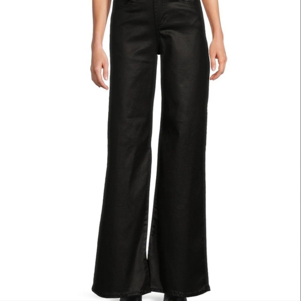 Reba Coated Stretch Denim Jeans High Rise - Picture 9 of 9